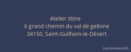 Atelier Xtine
