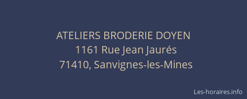 ATELIERS BRODERIE DOYEN