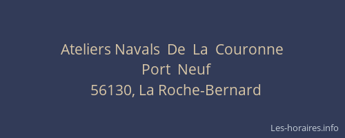 Ateliers Navals  De  La  Couronne