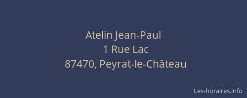 Atelin Jean-Paul