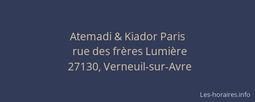 Atemadi & Kiador Paris