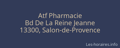 Atf Pharmacie