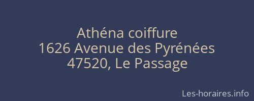 Athéna coiffure