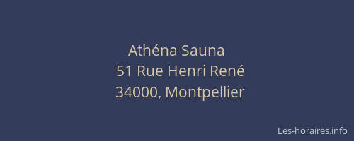 Athéna Sauna