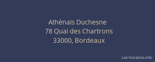 Athénaïs Duchesne