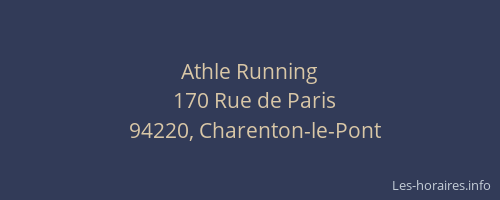 Athle Running