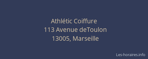 Athlétic Coiffure