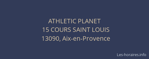ATHLETIC PLANET