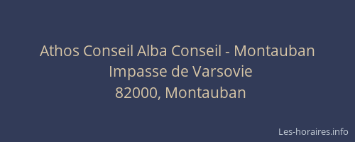 Athos Conseil Alba Conseil - Montauban