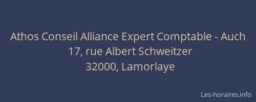 Athos Conseil Alliance Expert Comptable - Auch