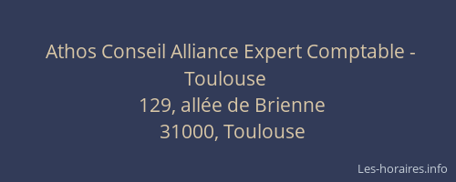 Athos Conseil Alliance Expert Comptable - Toulouse