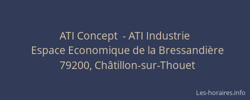 ATI Concept  - ATI Industrie