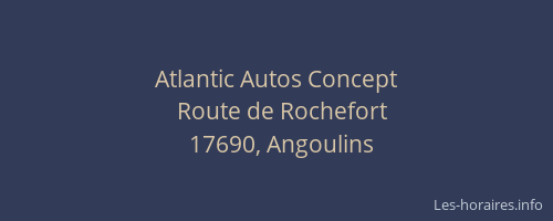 Atlantic Autos Concept