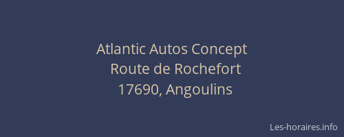 Atlantic Autos Concept