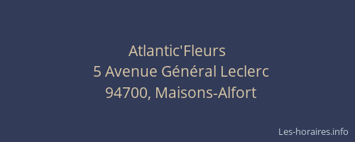 Atlantic'Fleurs