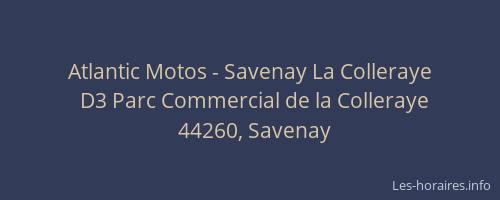 Atlantic Motos - Savenay La Colleraye