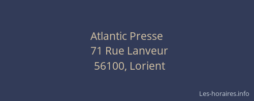 Atlantic Presse