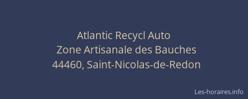 Atlantic Recycl Auto