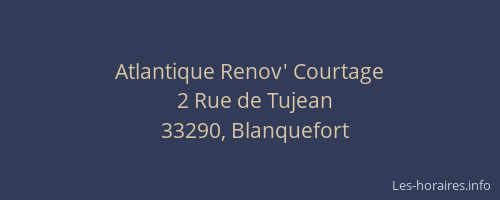 Atlantique Renov' Courtage