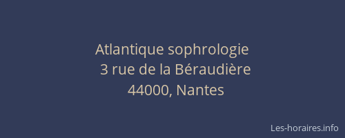 Atlantique sophrologie