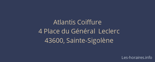 Atlantis Coiffure
