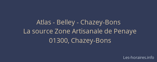Atlas - Belley - Chazey-Bons