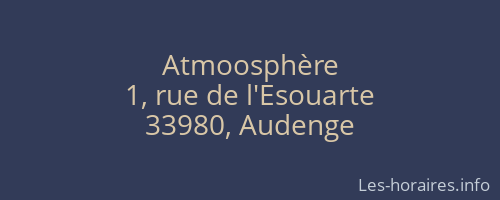 Atmoosphère
