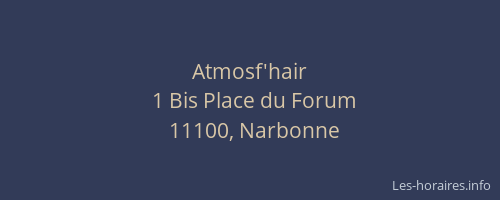 Atmosf'hair