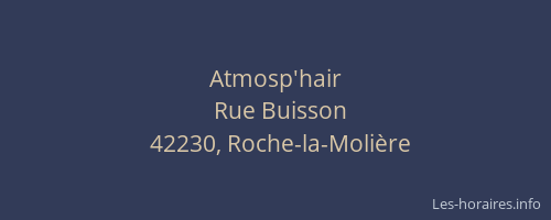 Atmosp'hair