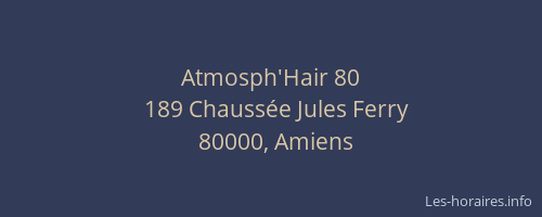 Atmosph'Hair 80