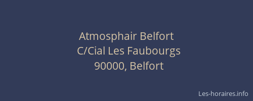 Atmosphair Belfort