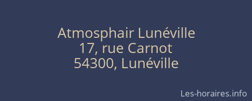 Atmosphair Lunéville