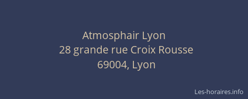 Atmosphair Lyon