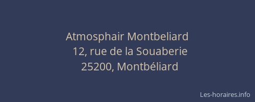 Atmosphair Montbeliard