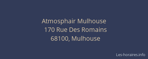 Atmosphair Mulhouse