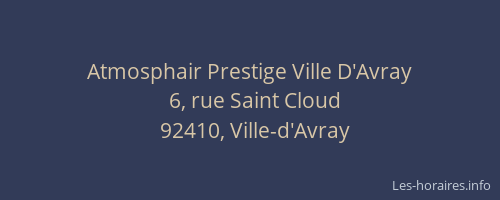Atmosphair Prestige Ville D'Avray