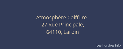 Atmosph&egrave;re Coiffure