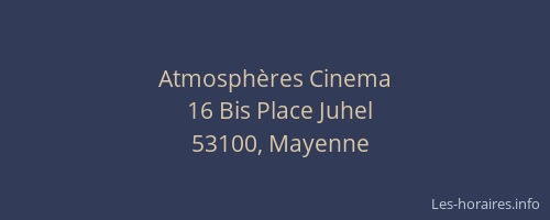 Atmosphères Cinema