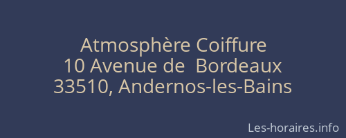Atmosphère Coiffure