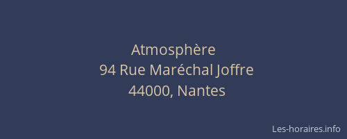 Atmosphère