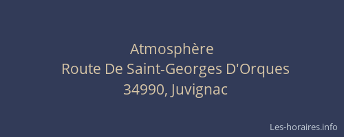 Atmosphère
