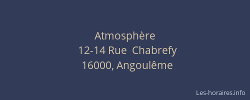 Atmosphère