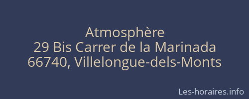 Atmosphère