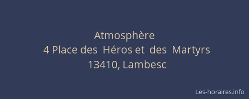 Atmosphère