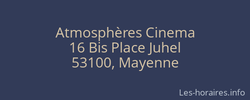 Atmosphères Cinema