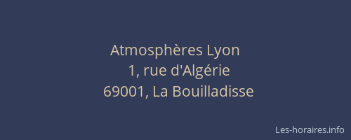 Atmosphères Lyon