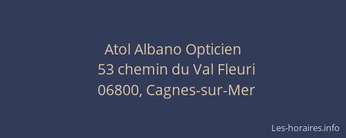 Atol Albano Opticien