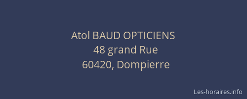 Atol BAUD OPTICIENS