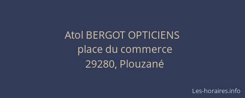 Atol BERGOT OPTICIENS