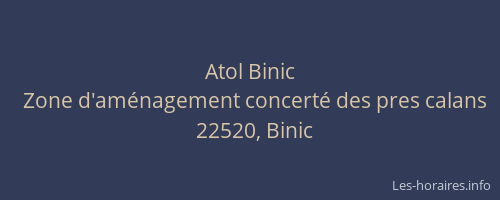 Atol Binic